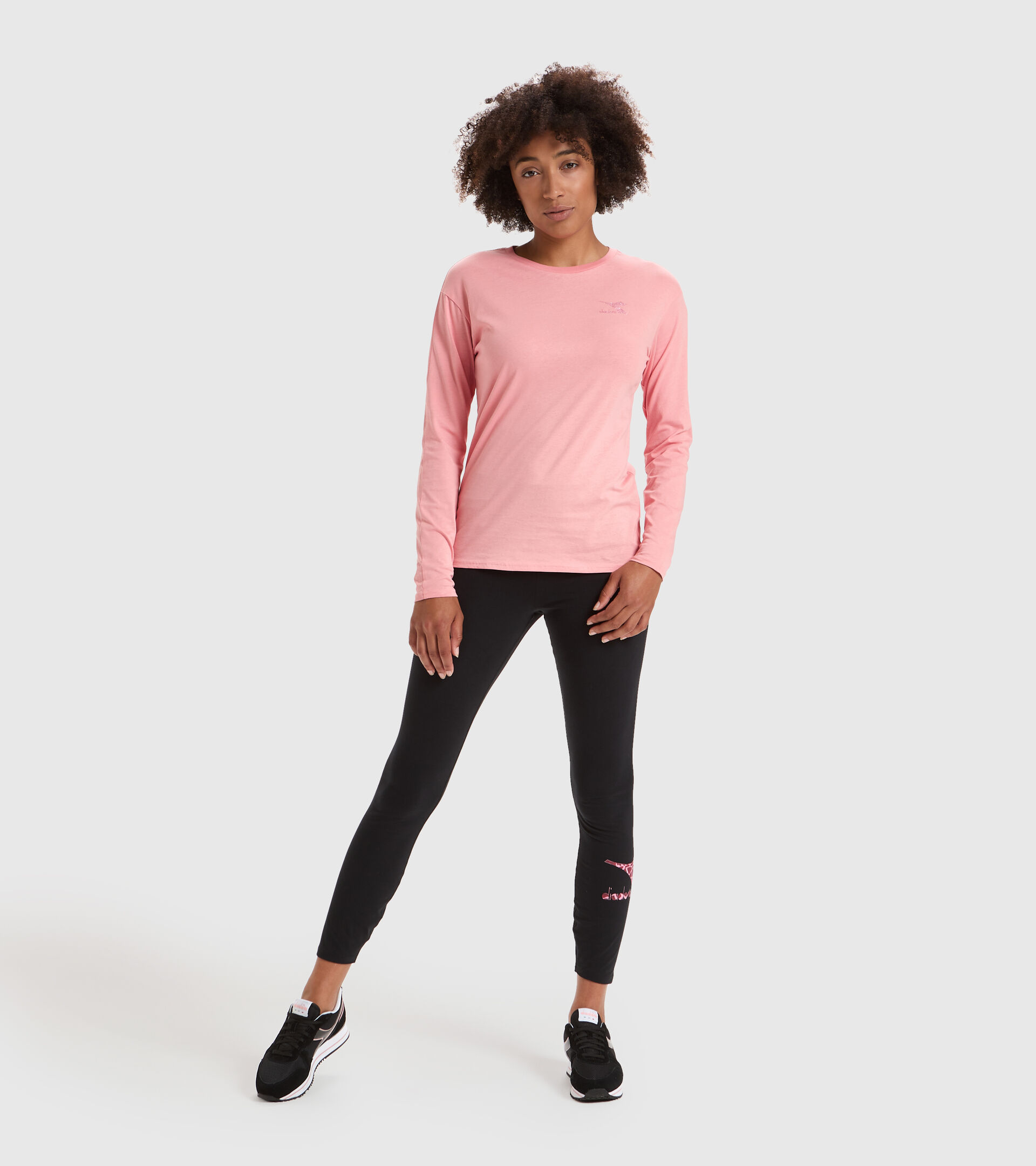 Sporthose - Damen L.LEGGINGS LUSH SCHWARZ - Diadora