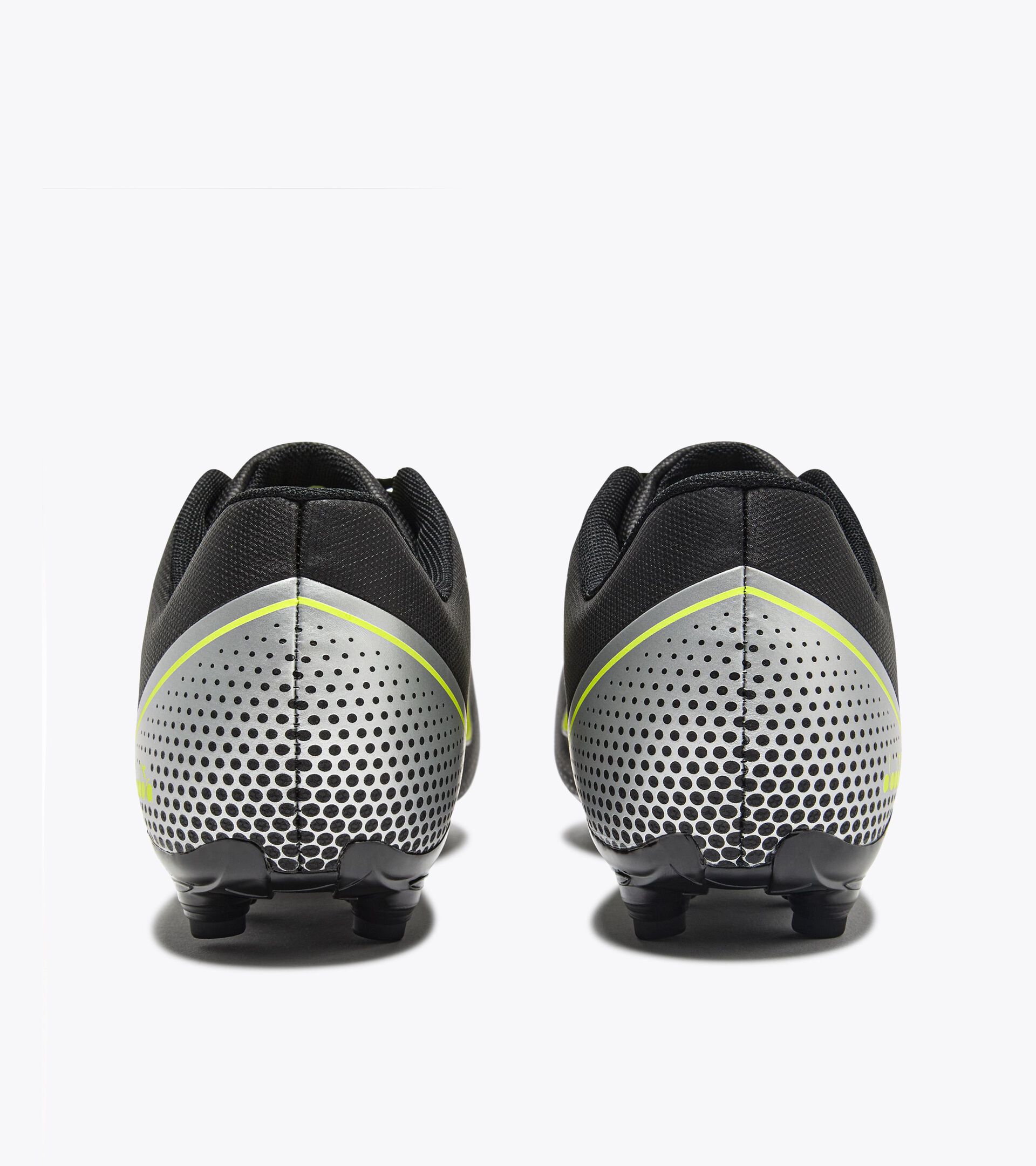 Calcio boots for firm ground - Men's PICHICHI 7 MG14 BLACK/YELLOW FL DD/SILVER - Diadora