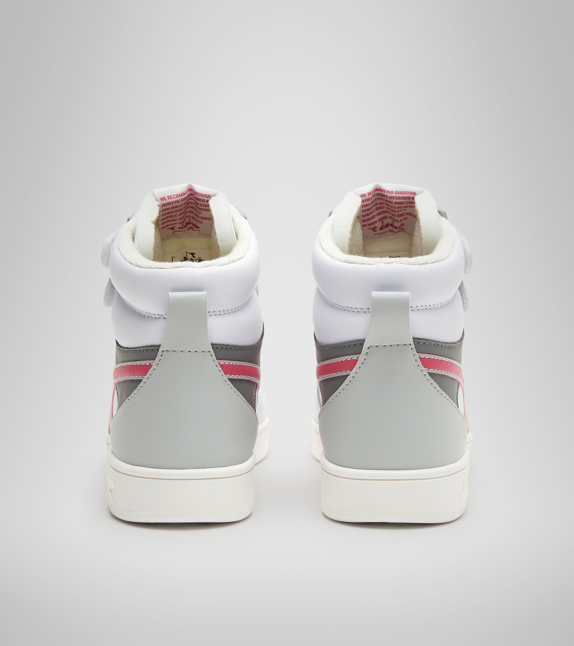 Sports shoes - Youth 8-16 years MAGIC BASKET MID GS WHT/FROST GRY/RASPBERRY SORBET - Diadora