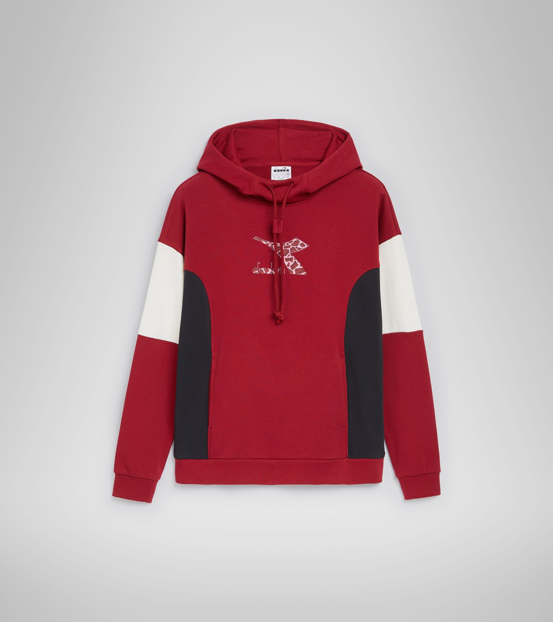 Hooded sweatshirt - Women L.HOODIE LUSH RHUBARB - Diadora