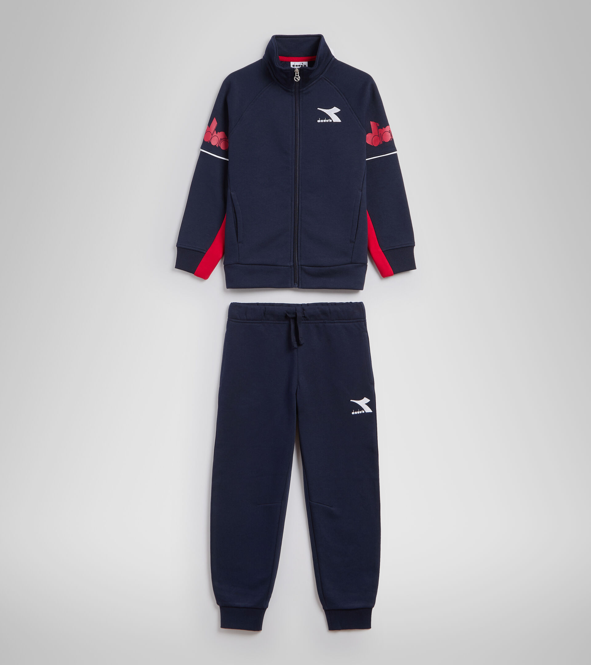 Trainingsanzug - Kinder JU. FZ TRACKSUIT CUBIC CABAN BLAU - Diadora