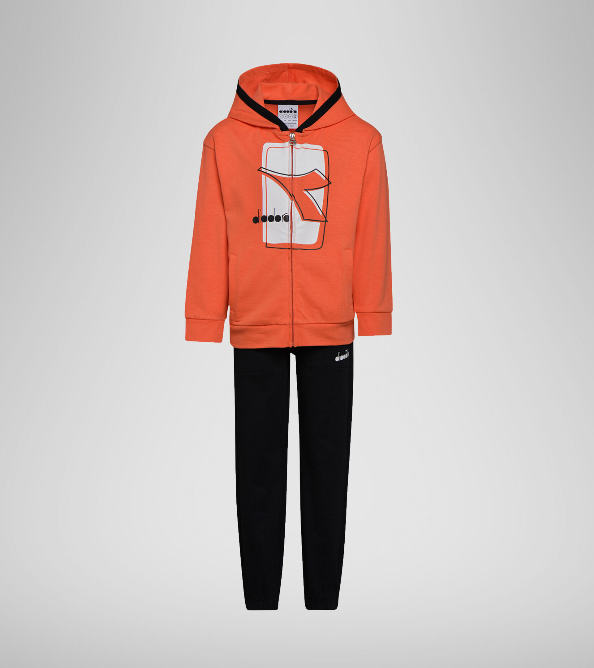 Survêtement - Garçons et filles JU. TRACKSUIT HOODIE FZ ELEMENTS CAPUCINE - Diadora