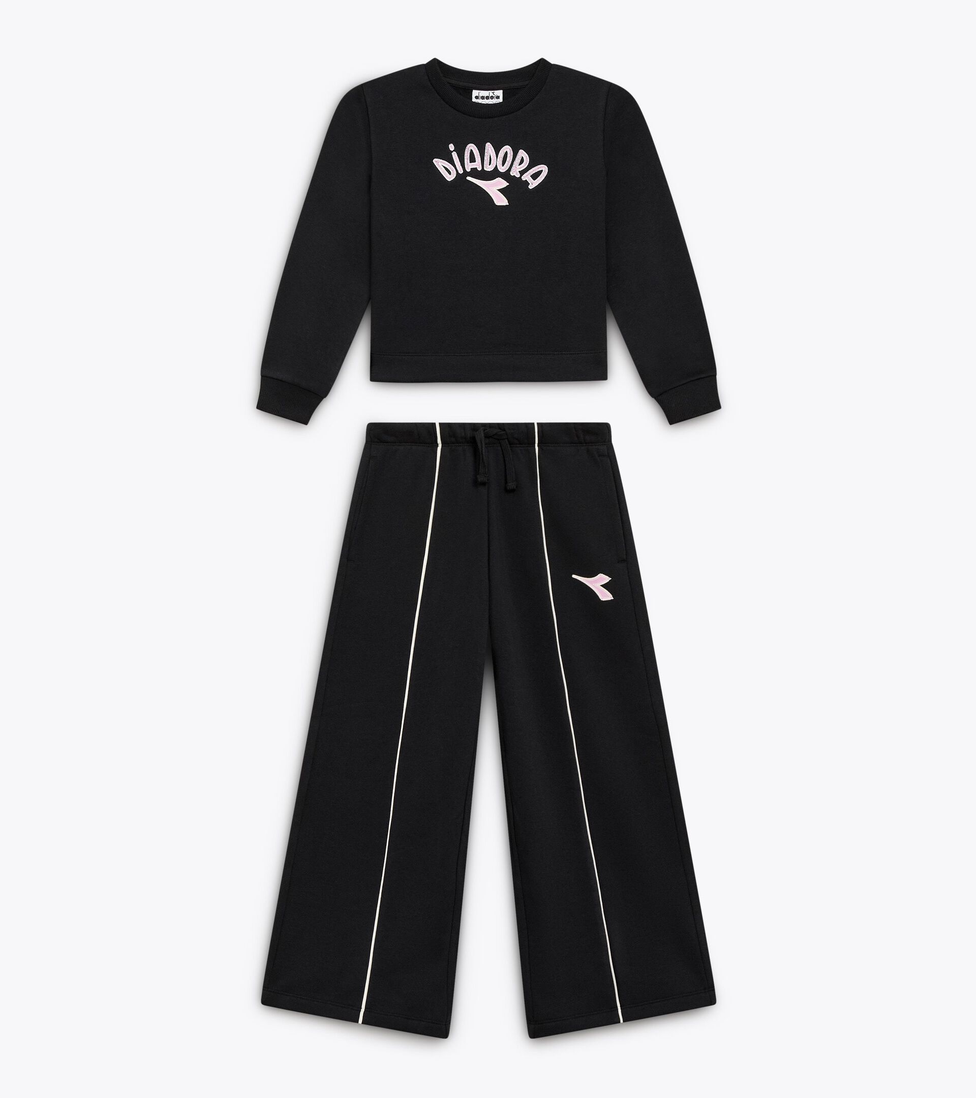 Ensemble survêtement - Ado fille JG. TRACKSUIT (BR) NOIR - Diadora