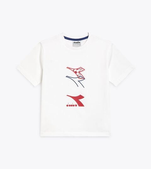 JB. T-SHIRT SS LOGO, OPTICAL WHITE Printed t-shirt - Boy JB. T-SHIRT SS LOGO OPTICAL WHITE - Diadora