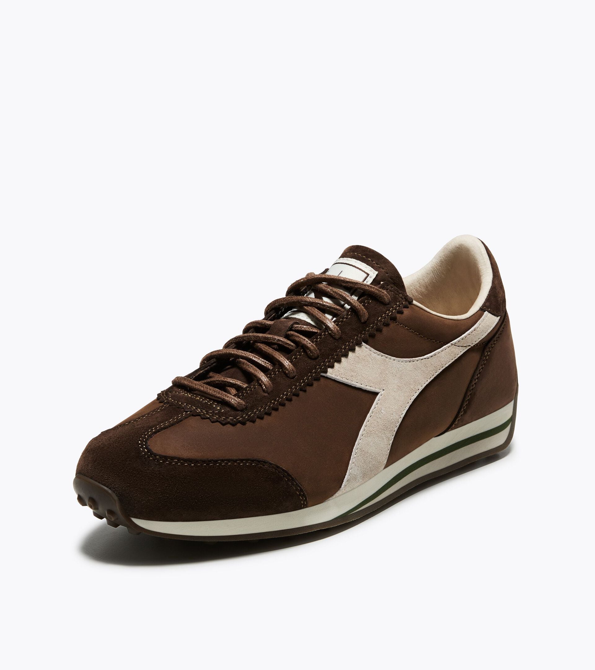 Leather Sneaker - Low-Profile - All-gender RALLY WAXED BROWN CHESTNUT - Diadora