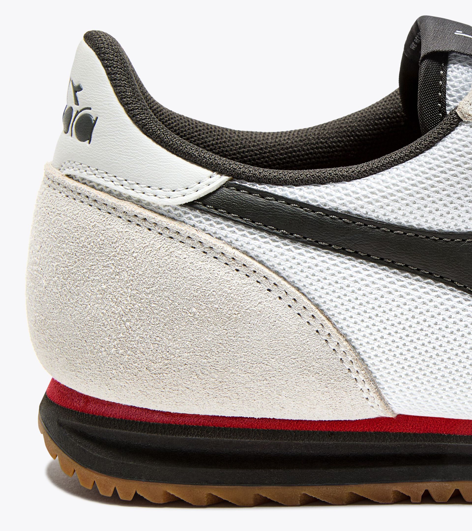 Sneaker aus Veloursleder mit niedrigem Profil - Für alle Geschlechter CROSS WHITE/BLACK BELUGA - Diadora