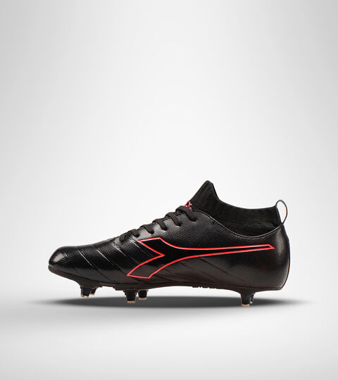 BRASIL ELITE R SC, NERO/ROSSO FLUO Chaussures de football pour terrains humides BRASIL ELITE R SC NERO/ROSSO FLUO - Diadora