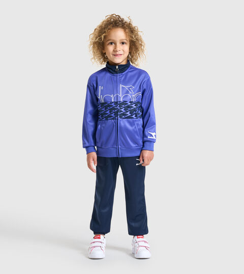 Tracksuit - Kids JB.TRACKSUIT FZ HOOPLA BLUE REGISTA - Diadora