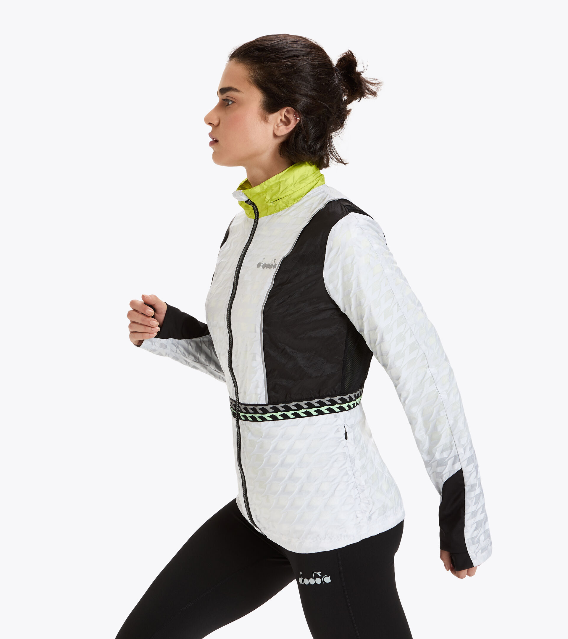 Isothermal running jacket - Women L. ISOTHERMAL JACKET BE ONE OPTICAL WHITE - Diadora