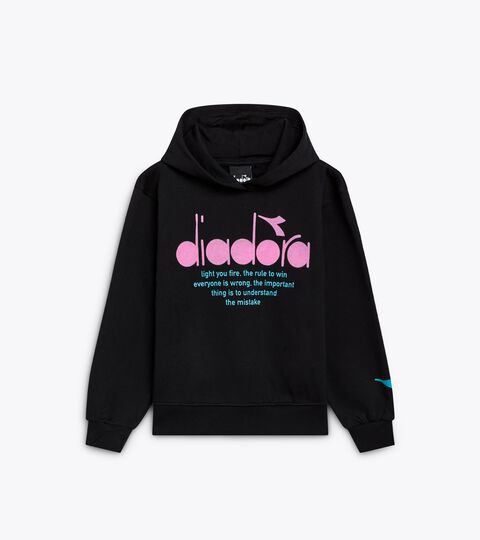 Felpa sportiva - Bambina
 JG.HOODIE LOGO NERO - Diadora
