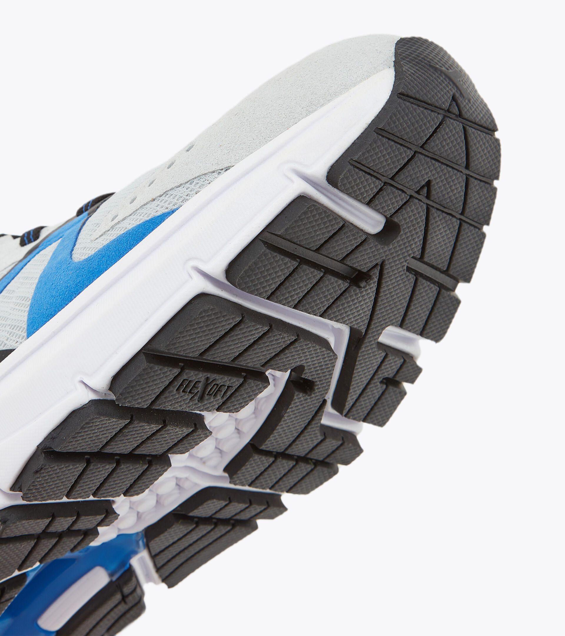 Laufschuhe - Herren MYTHOS BLUSHIELD 8 VORTICE ARGENTO DD/BIANCO/NERO - Diadora
