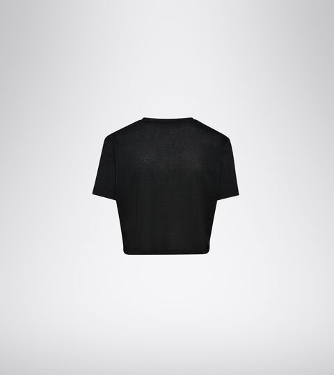 L. CROP TOP BE ONE, BLACK Training tank top - Women L. CROP TOP BE ONE BLACK - Diadora