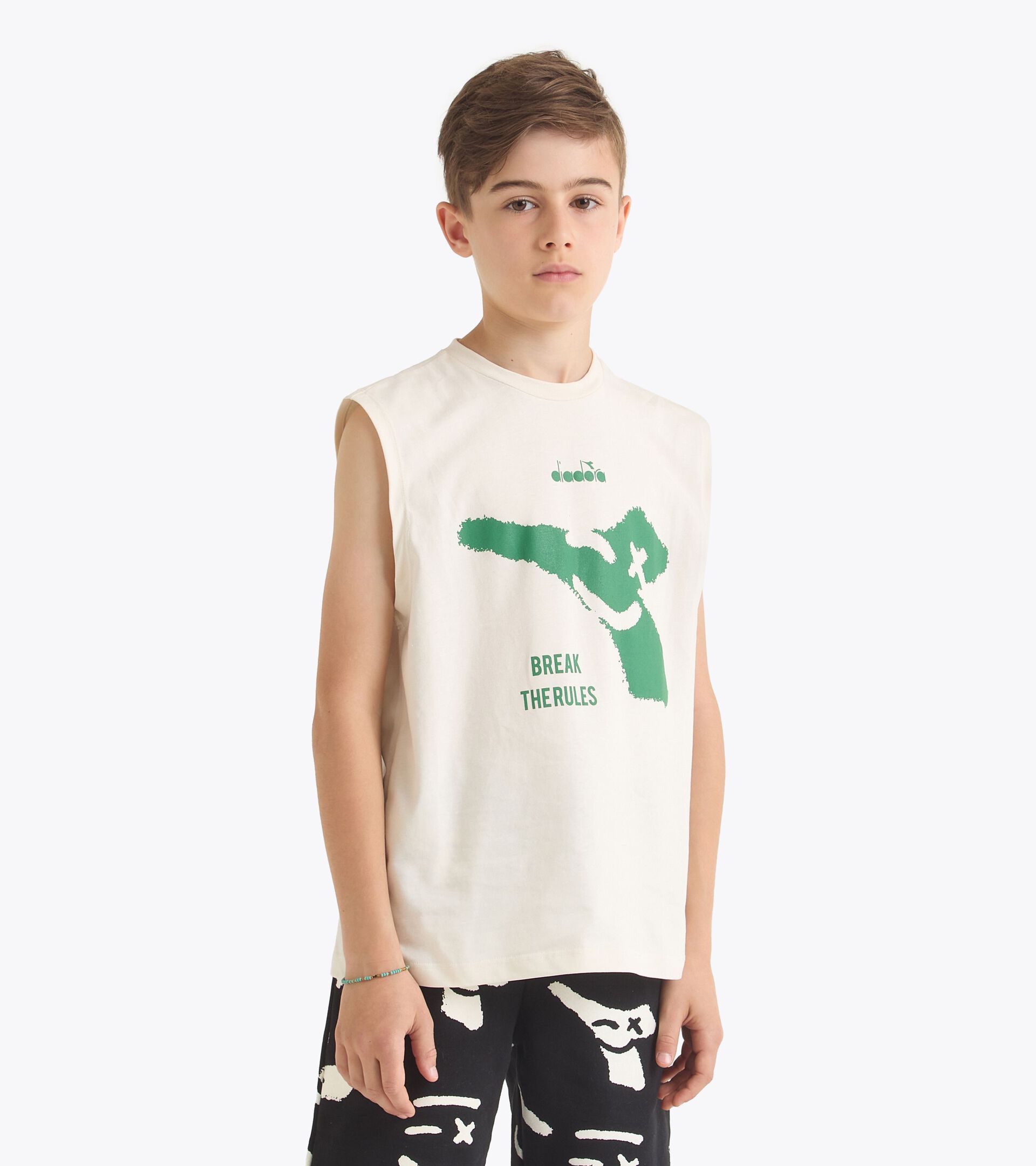Camiseta de manga corta - Niño
JB. T-SHIRT SL SMILE LOGO CREAM - Diadora