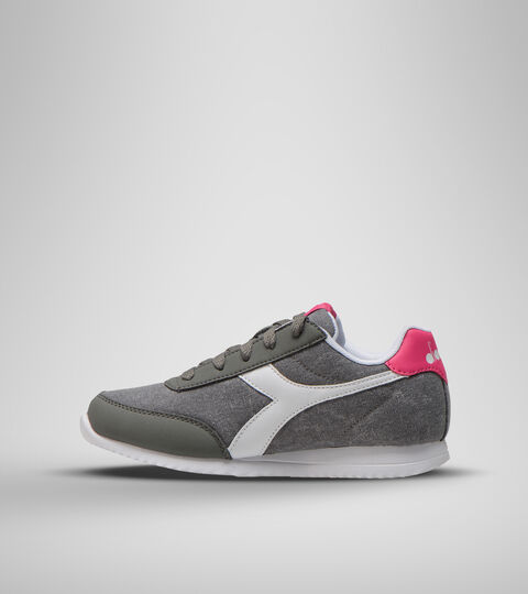 JOG LIGHT GS, CHARCOAL GRAY/FANDANGO PINK Sports shoes - Youth 8-16 years JOG LIGHT GS CHARCOAL GRAY/FANDANGO PINK - Diadora