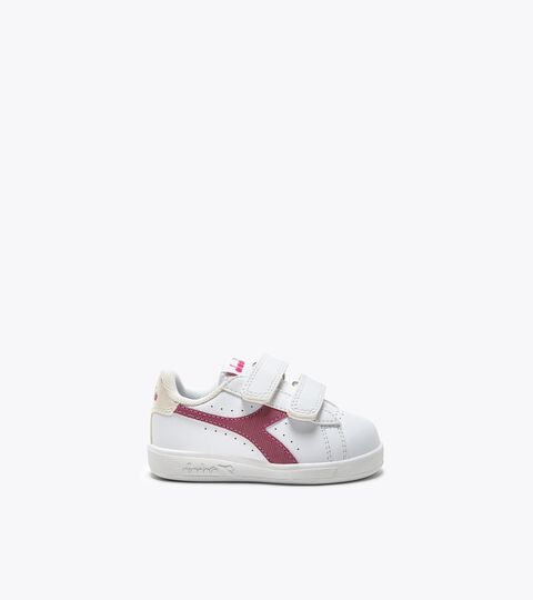 Sports shoes - Toddlers 1-4 years GAME P TD GIRL WHITE/CLARET RED - Diadora