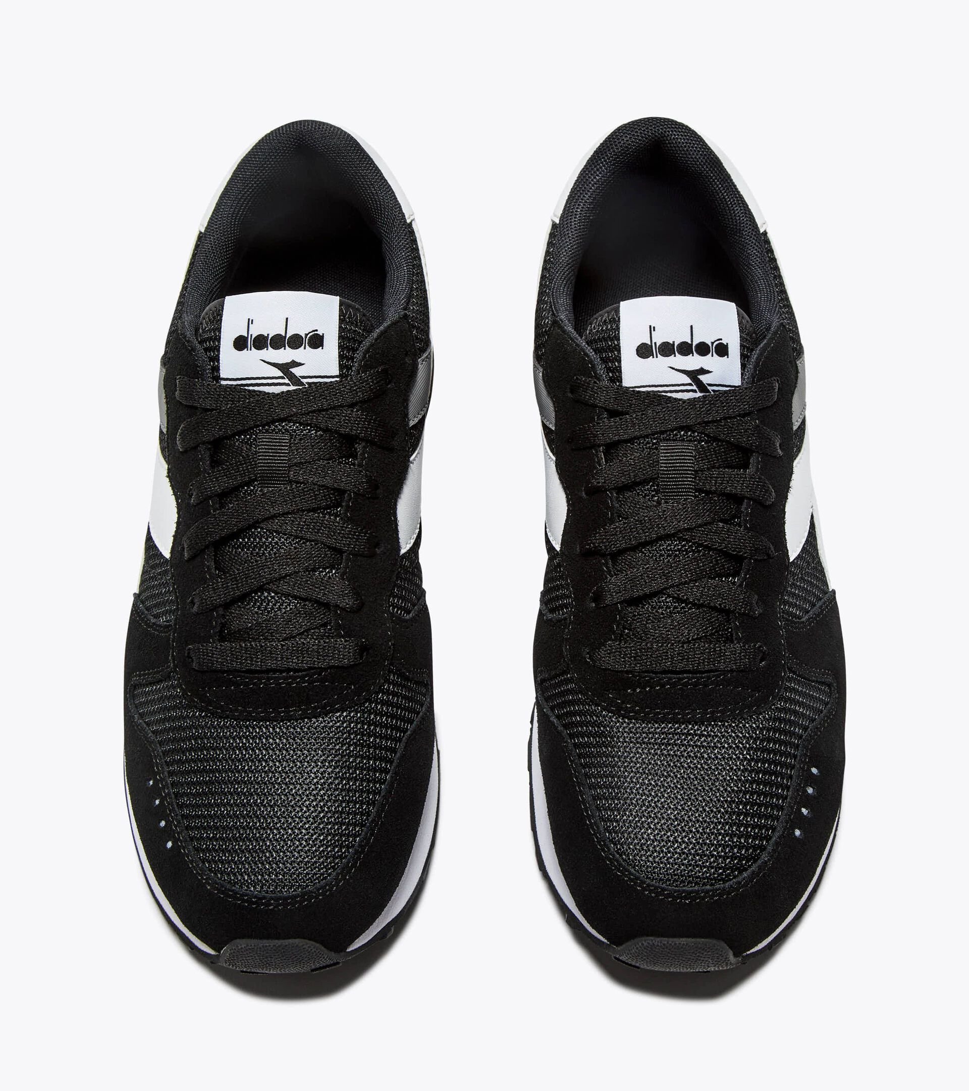 Suede leather sneaker - All-gender CAMARO M2 BLACK - Diadora
