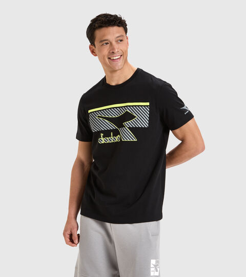 Cotton T-shirt - Men T-SHIRT SS TWIST BLACK - Diadora