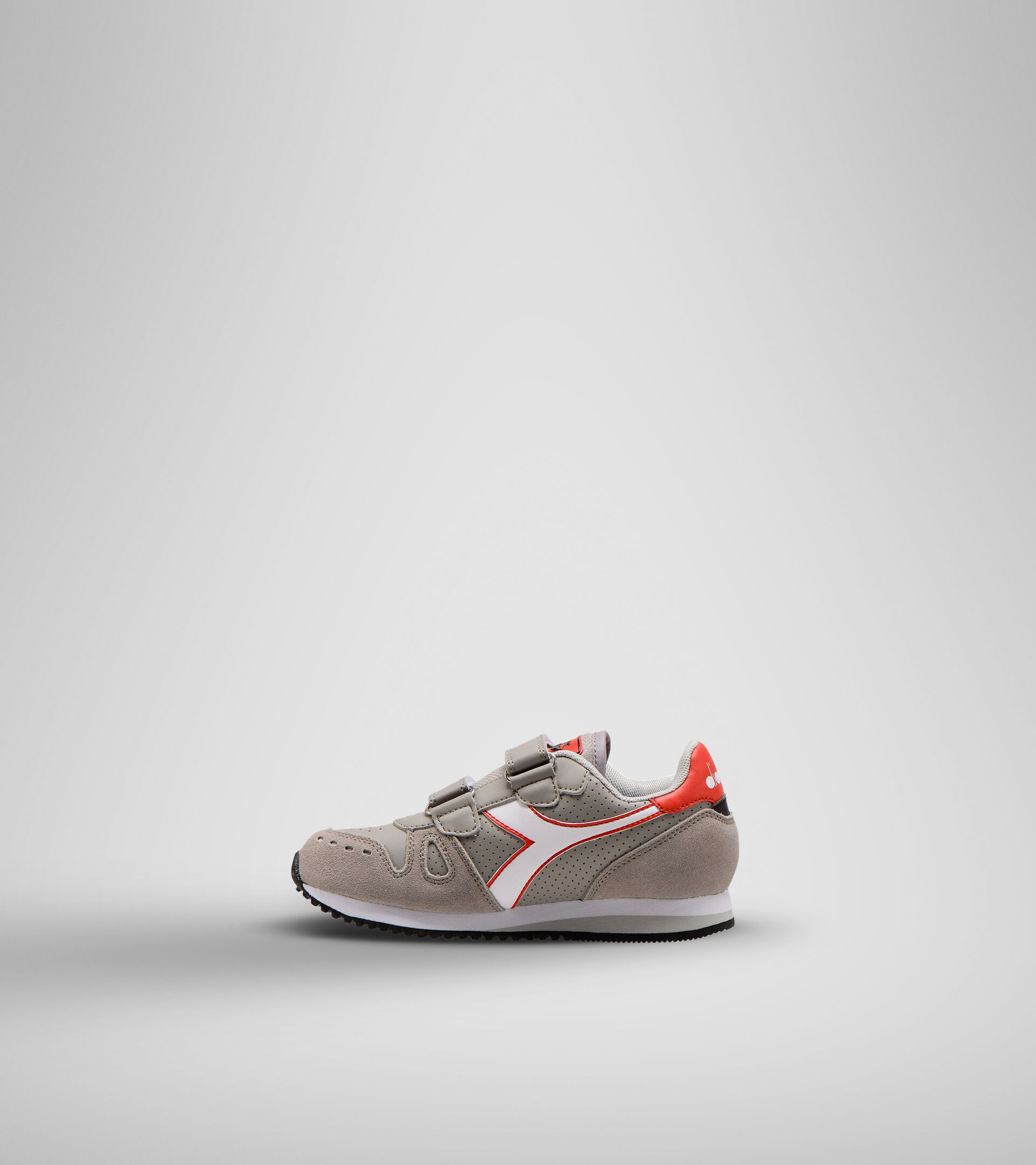 Chaussures de sport - Enfants 4-8 ans SIMPLE RUN UP PS CENDRES/BLANC - Diadora