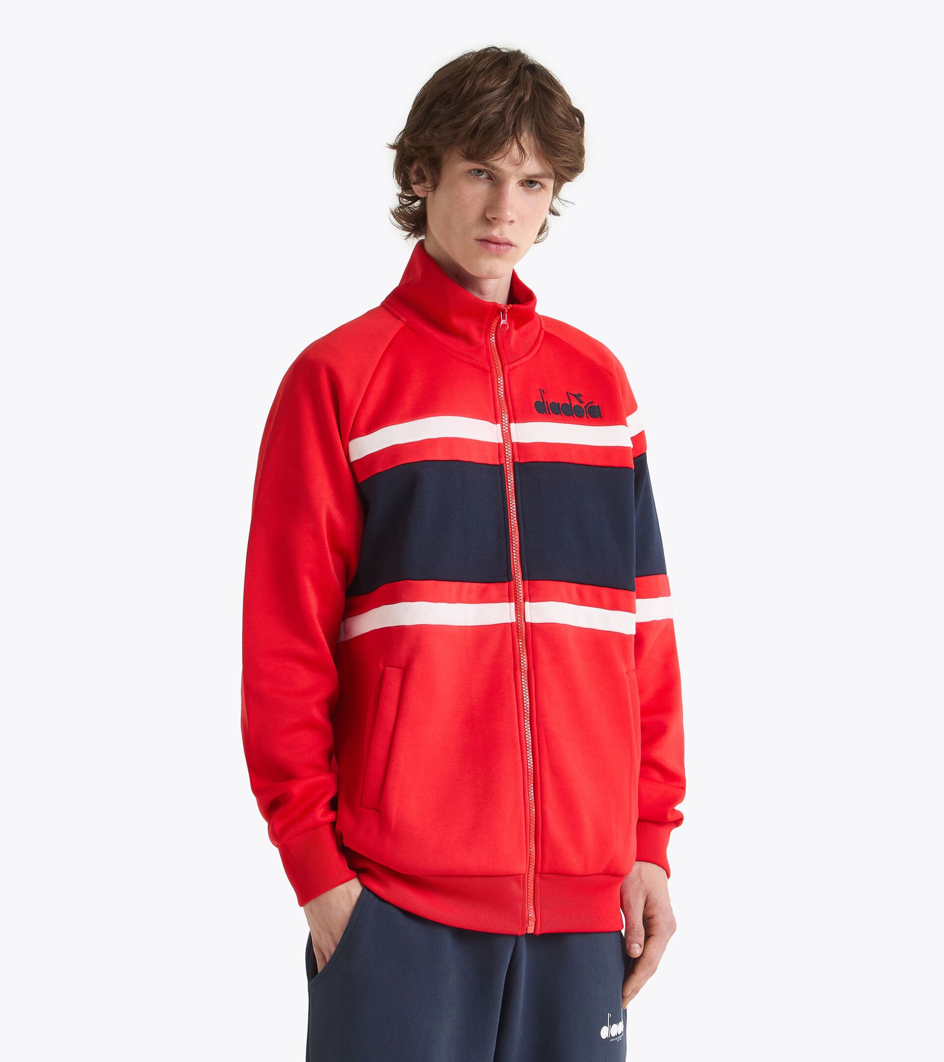80s-inspired sports jacket - All-gender JACKET 80S FER.RED ITALY - Diadora