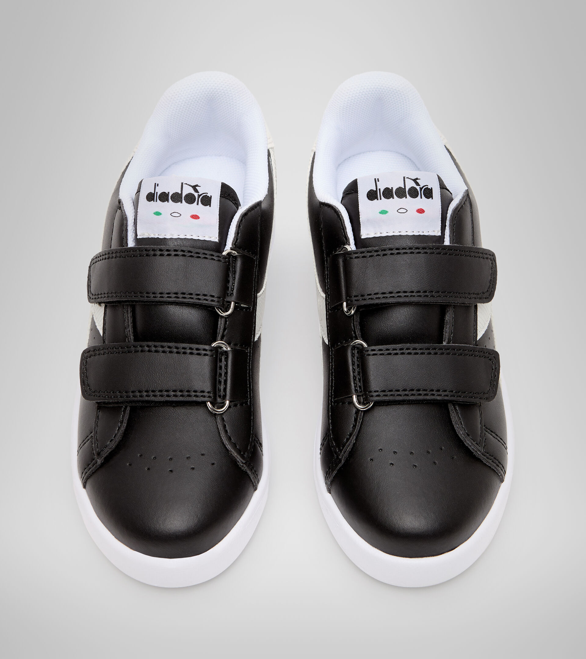 Sports shoes - Kids 4-8 years GAME P PS GIRL BLACK /WHITE - Diadora