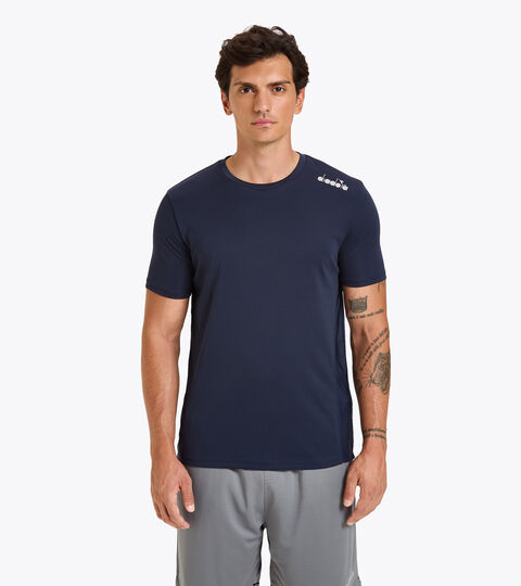 Camiseta para correr - Hombre SS CORE TEE NEGRO IRIS - Diadora