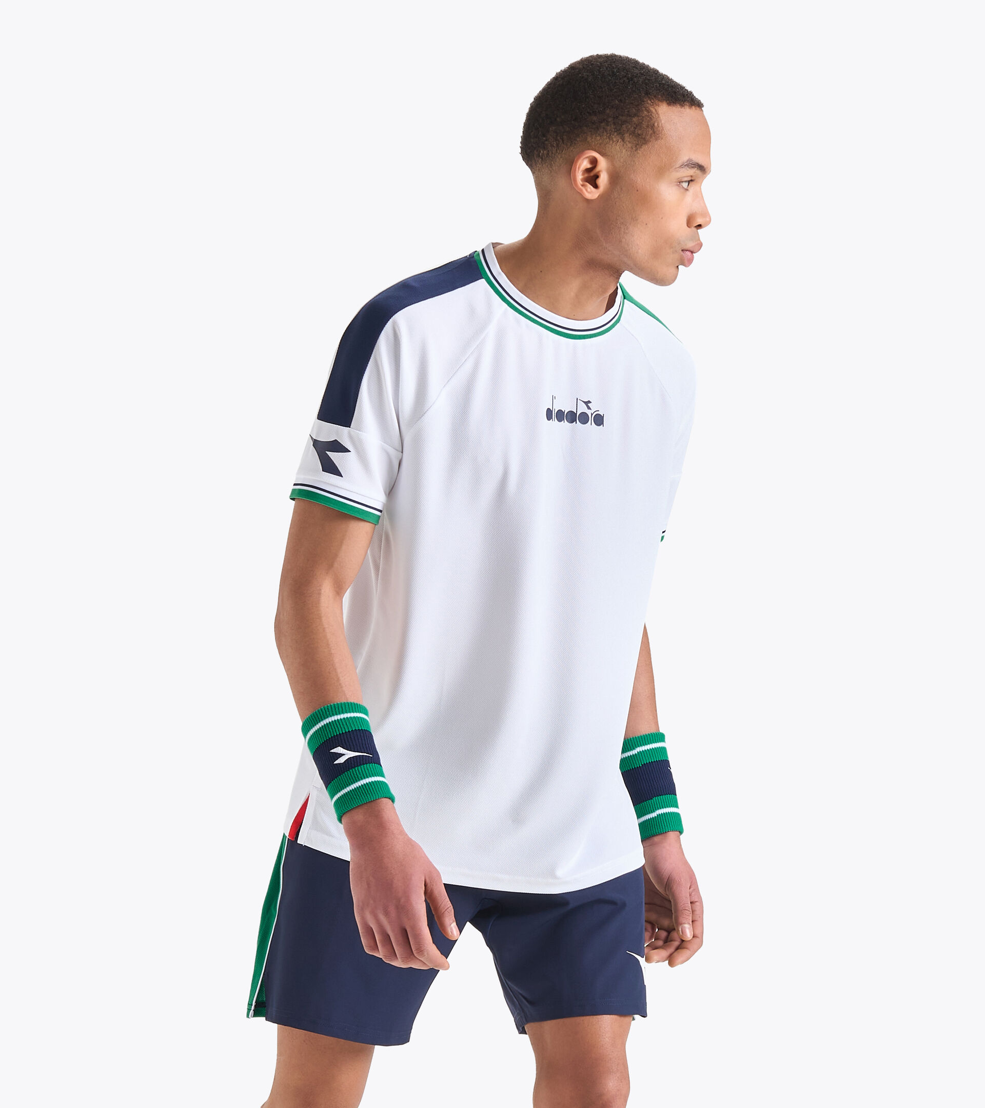 T-shirt da tennis - Uomo SS T-SHIRT ICON BIANCO OTTICO - Diadora