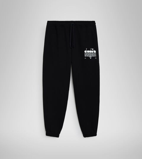 PANT MANIFESTO, BLACK Cotton sports trousers - Unisex PANT MANIFESTO BLACK - Diadora