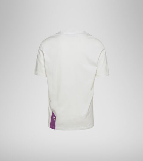 T-SHIRT SS ICON, RAISIN SCINTILLANT/BLC LAIT/NR T-shirt - Unisexe T-SHIRT SS ICON RAISIN SCINTILLANT/BLC LAIT/NR - Diadora