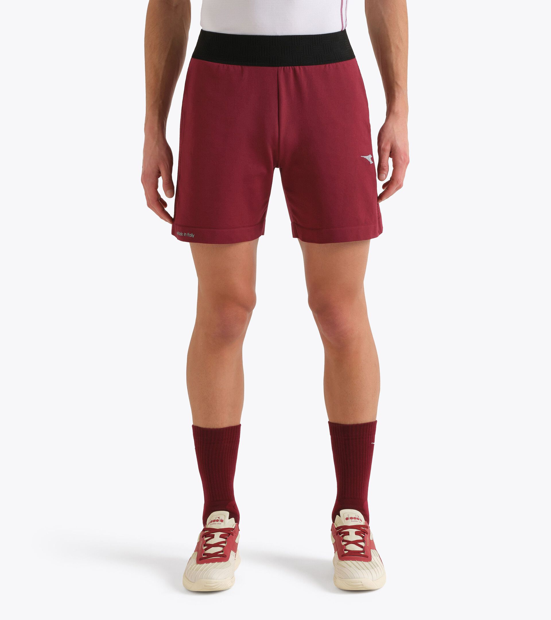 Made In Italy STRATOUNO Shorts - Competition - Men&rsquo;s SHORTS MATCH STRATOUNO DEEP RED - Diadora