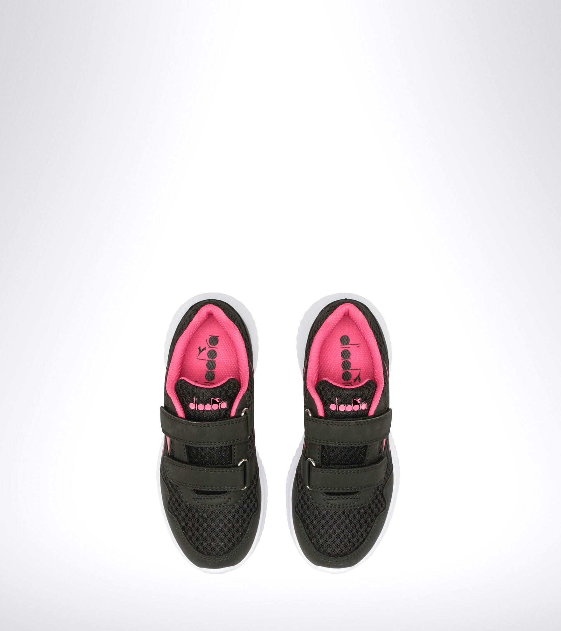 Running shoe - Kids ROBIN 2 JR V BLACK/MAGENTA - Diadora