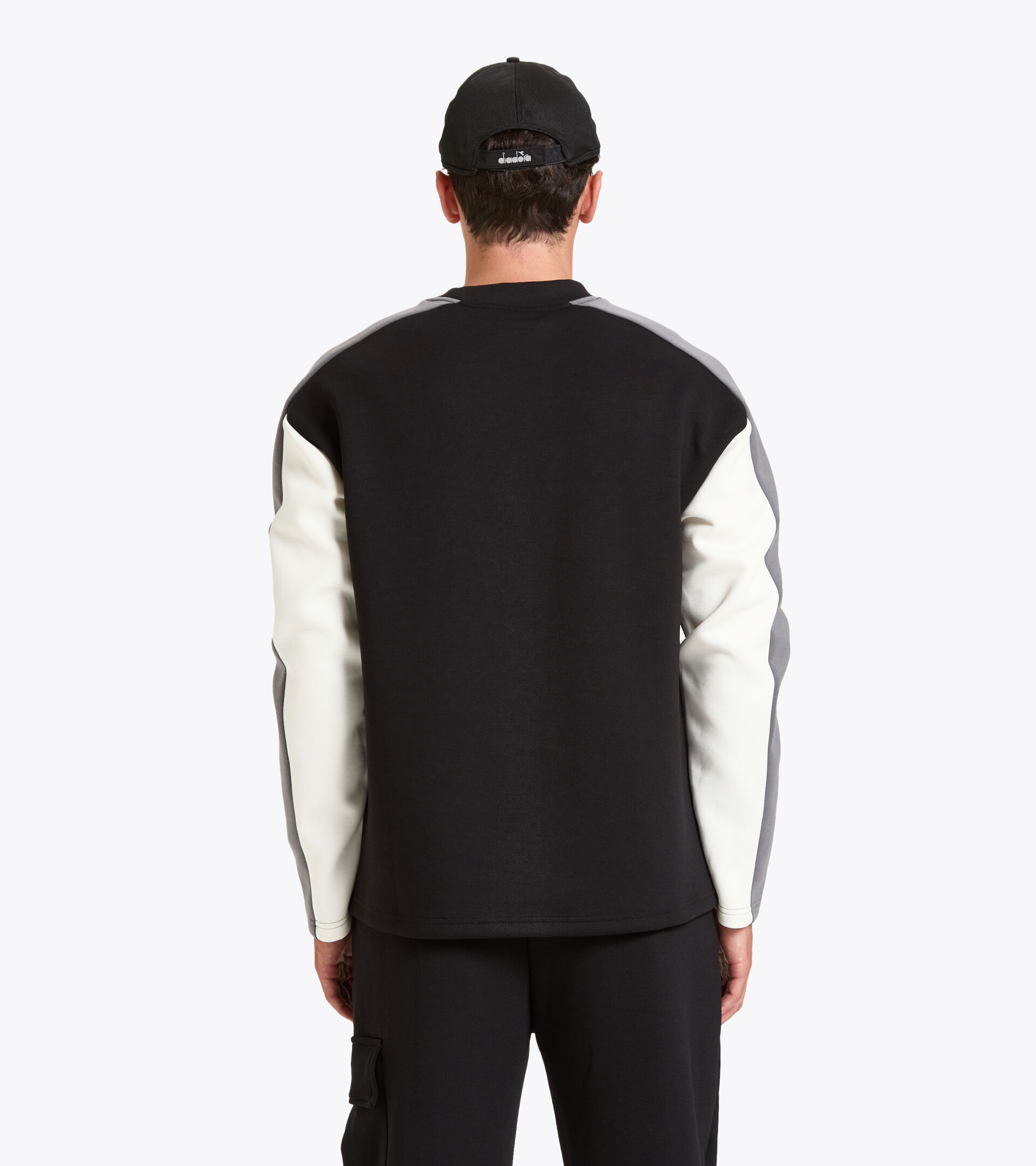 Sweat-shirt ras-du-cou - Homme SWEATSHIRT CREW BUDDYFIT NOIR - Diadora