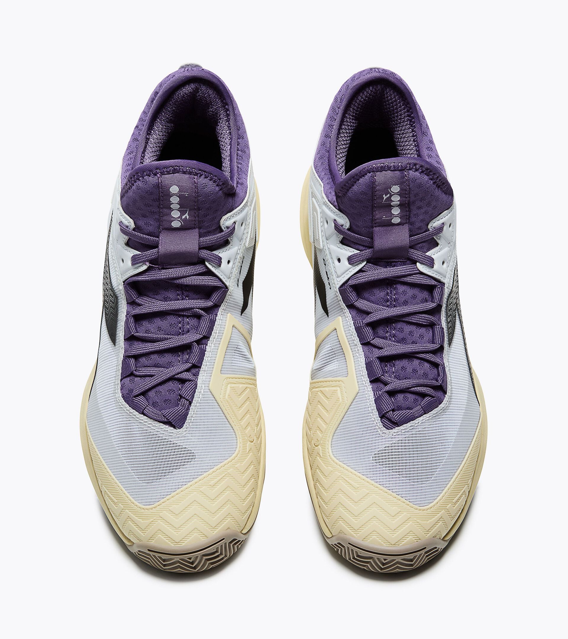 Tennis shoe for clay courts - Precision - Men&rsquo;s SPEED BLUSHIELD FLY 5 CLAY RUTABAGA/BLK/GRAPE COMPOTE - Diadora