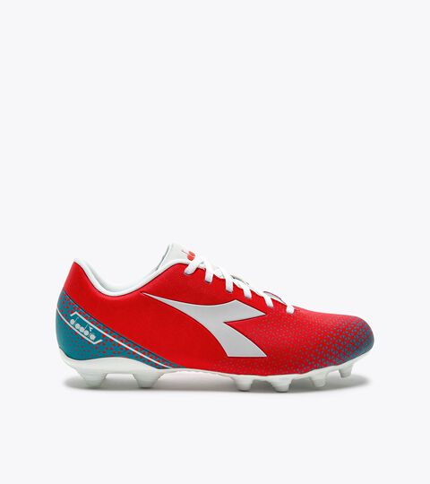 Calcio boots for firm grounds - Men PICHICHI 6 MG14 FLUO RED/VAPOR BLUE/TILE BLUE - Diadora