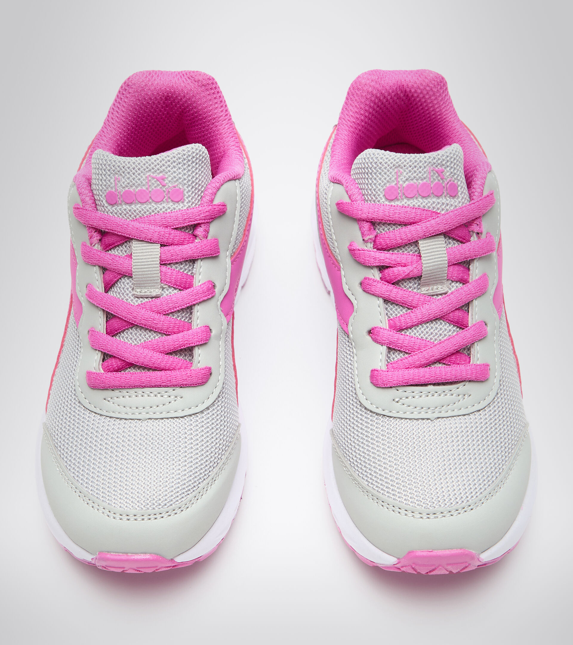 Running shoe - Kids FALCON JR SILVER DD/MAGENTA - Diadora