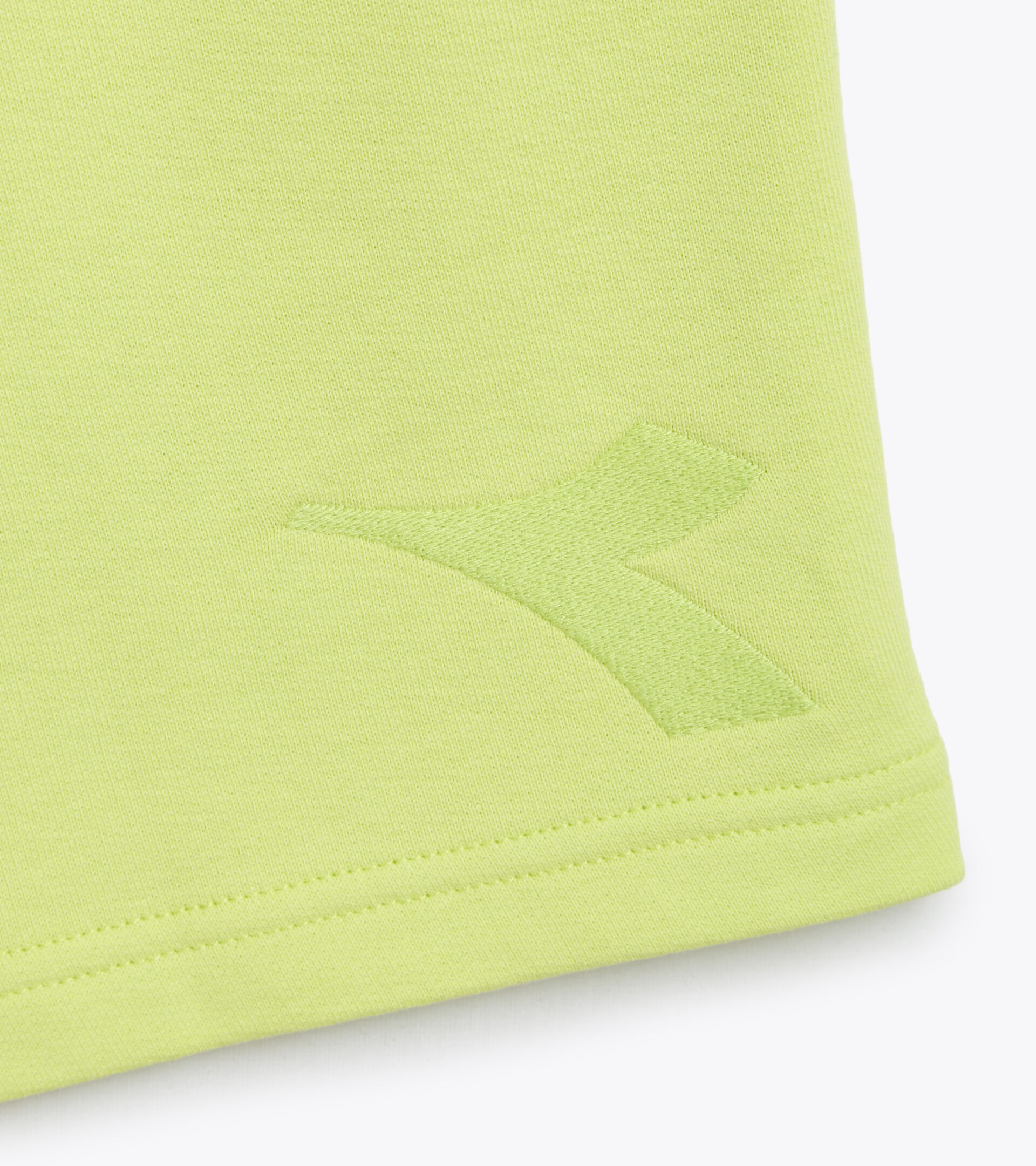 Cotton sweatpants - Gender neutral BERMUDA SPW LOGO DARK LIME GREEN - Diadora