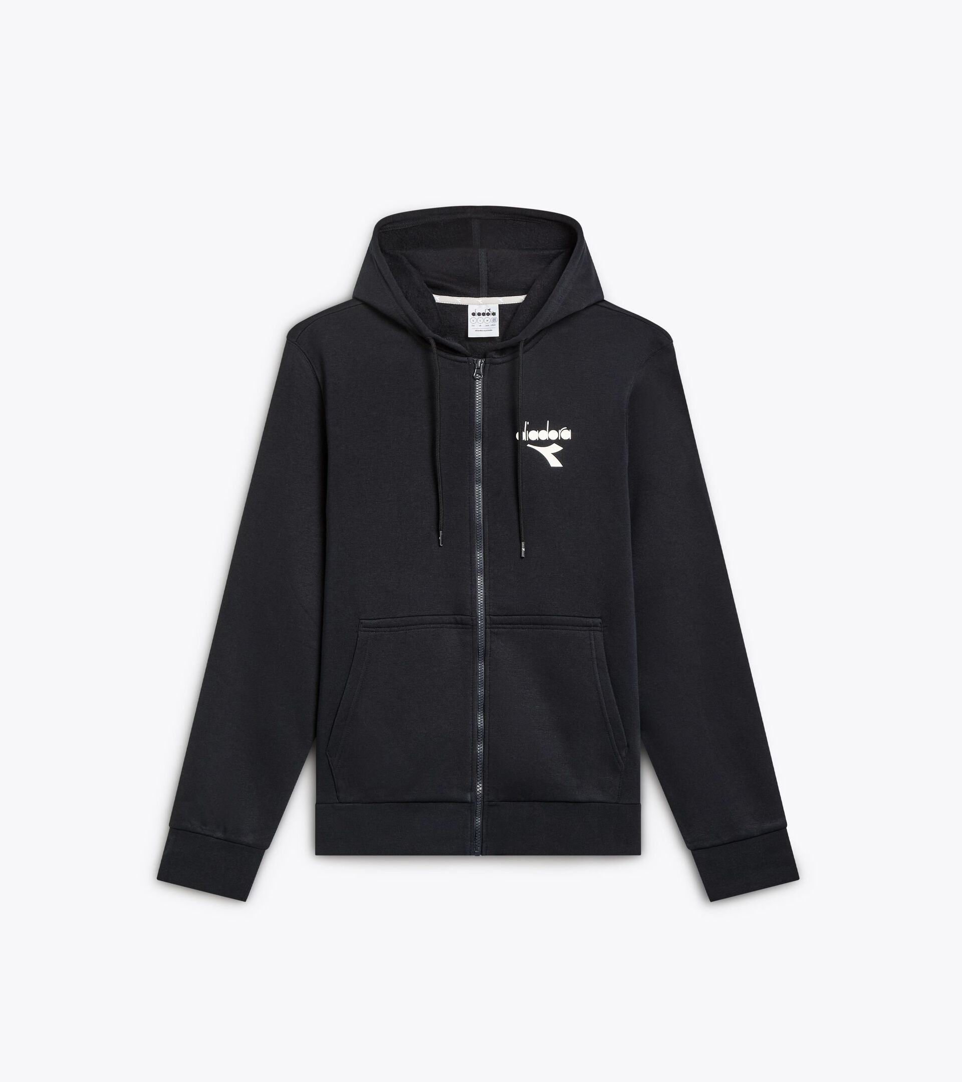 Felpa con cappuccio sportiva - Uomo
 HOODIE FZ ESS. SPORTS NERO - Diadora