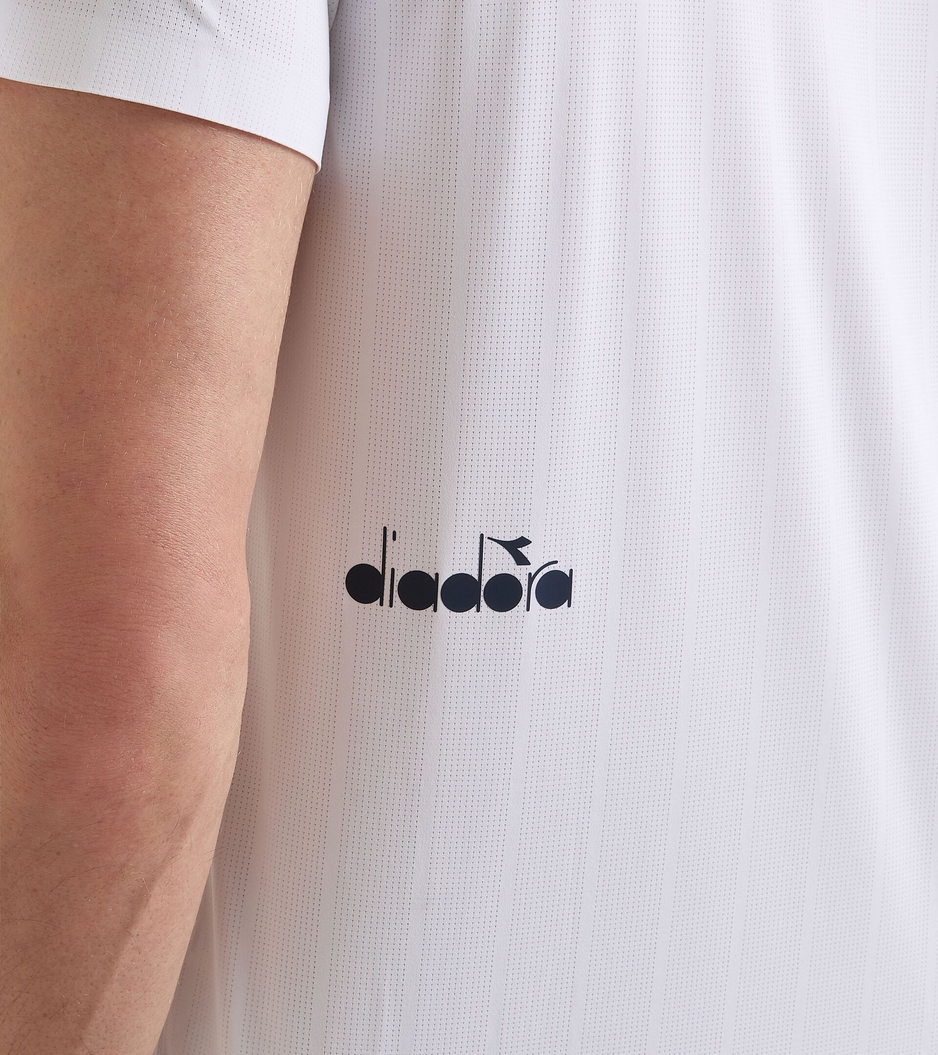 Tennis t-shirt - Competition - Men’s SS T-SHIRT ICON OPTICAL WHITE - Diadora
