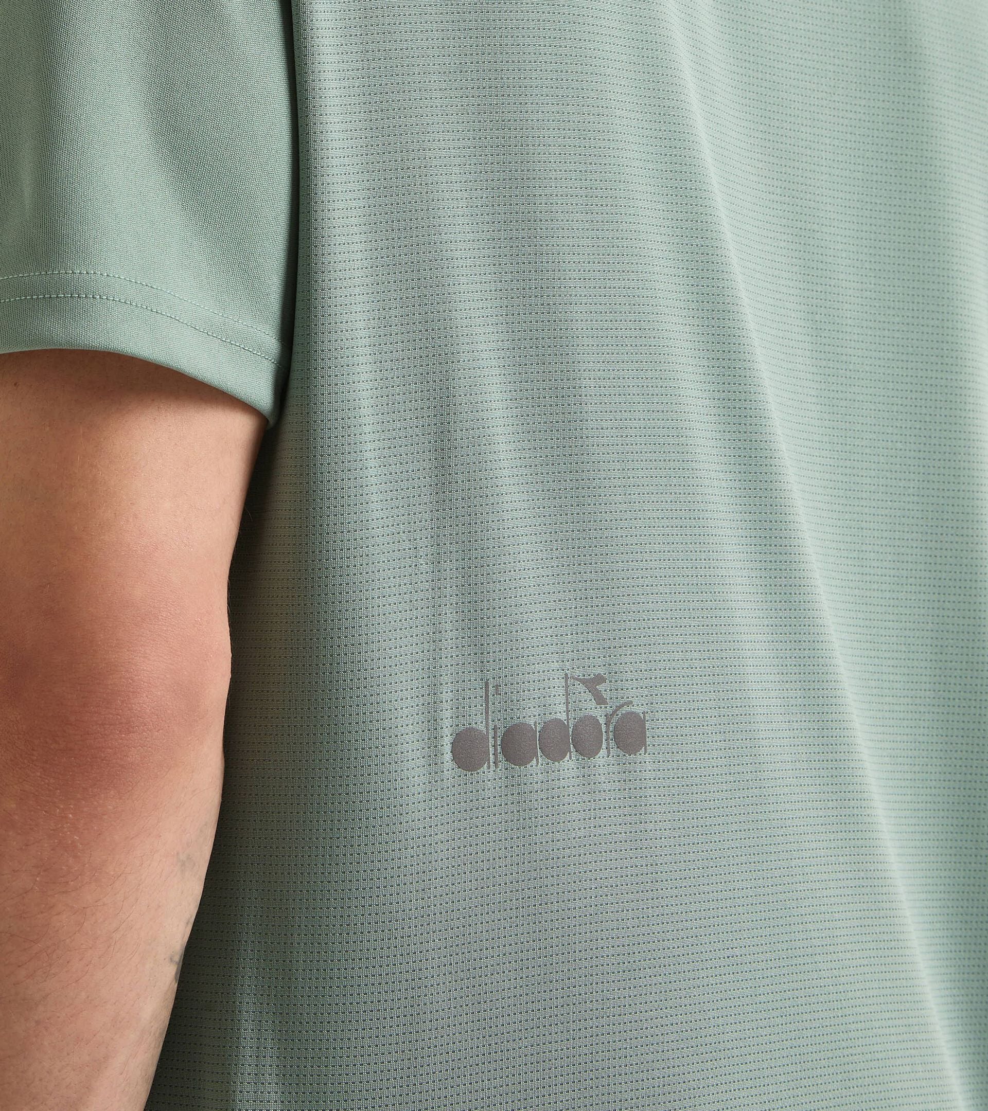 Sports t-shirt - Men RUN SS T-SHIRT ICEBERG GREEN - Diadora