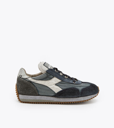 Heritage shoe - Unisex EQUIPE H DIRTY STONE WASH EVO COLONEL BLUE - Diadora