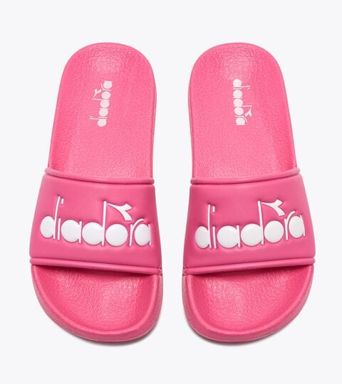 PRAIA, HOT PINK/WHITE Slippers PRAIA HOT PINK/WHITE - Diadora