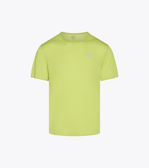 Super Light FIBRAZERO t-shirt  - Running - Men&rsquo;s SS T-SHIRT SUPER LIGHT FIBRAZERO WILD LIME GREEN - Diadora