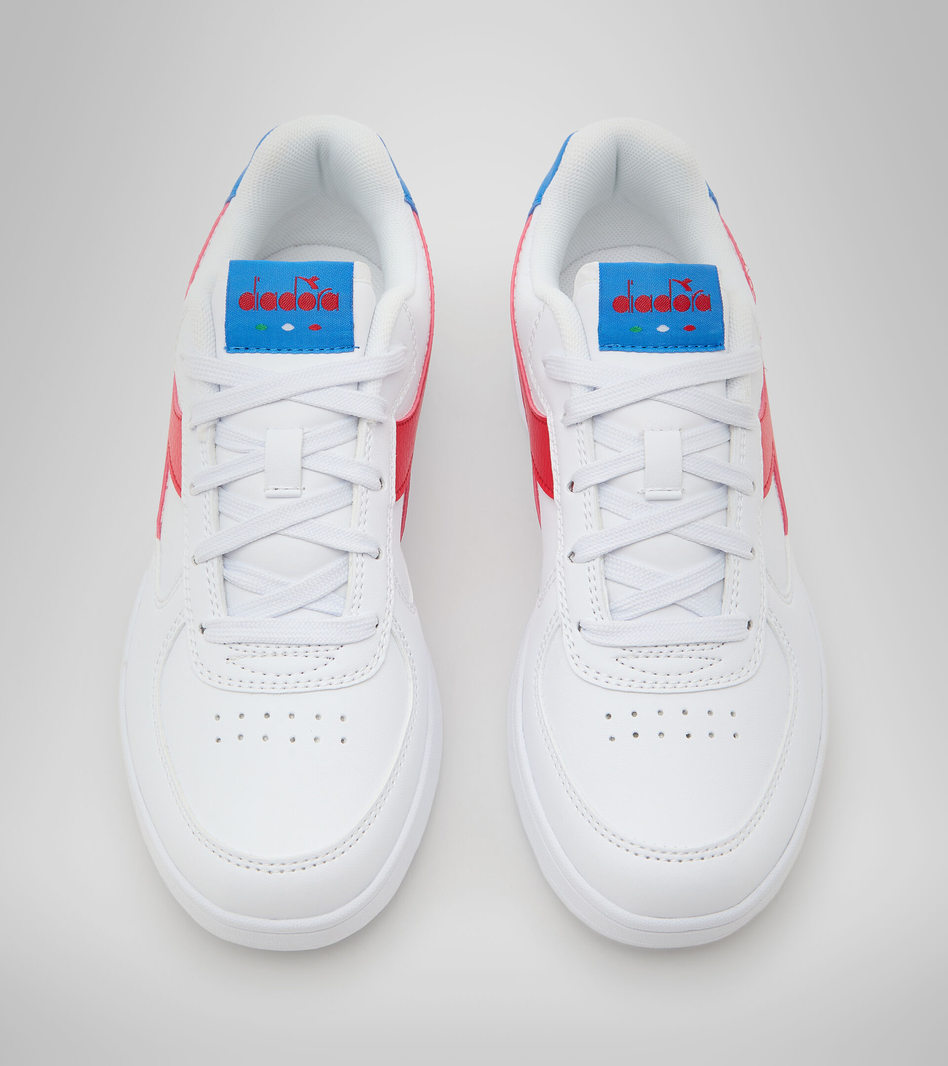 Sports shoes - Youth 8-16 years RAPTOR LOW GS WHITE/TOMATO RED - Diadora