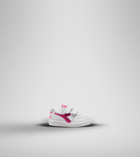 Zapatilla deportiva - Niños pequeños 1-4 años PLAYGROUND TD GIRL BLANCO/ROSA FLUO - Diadora