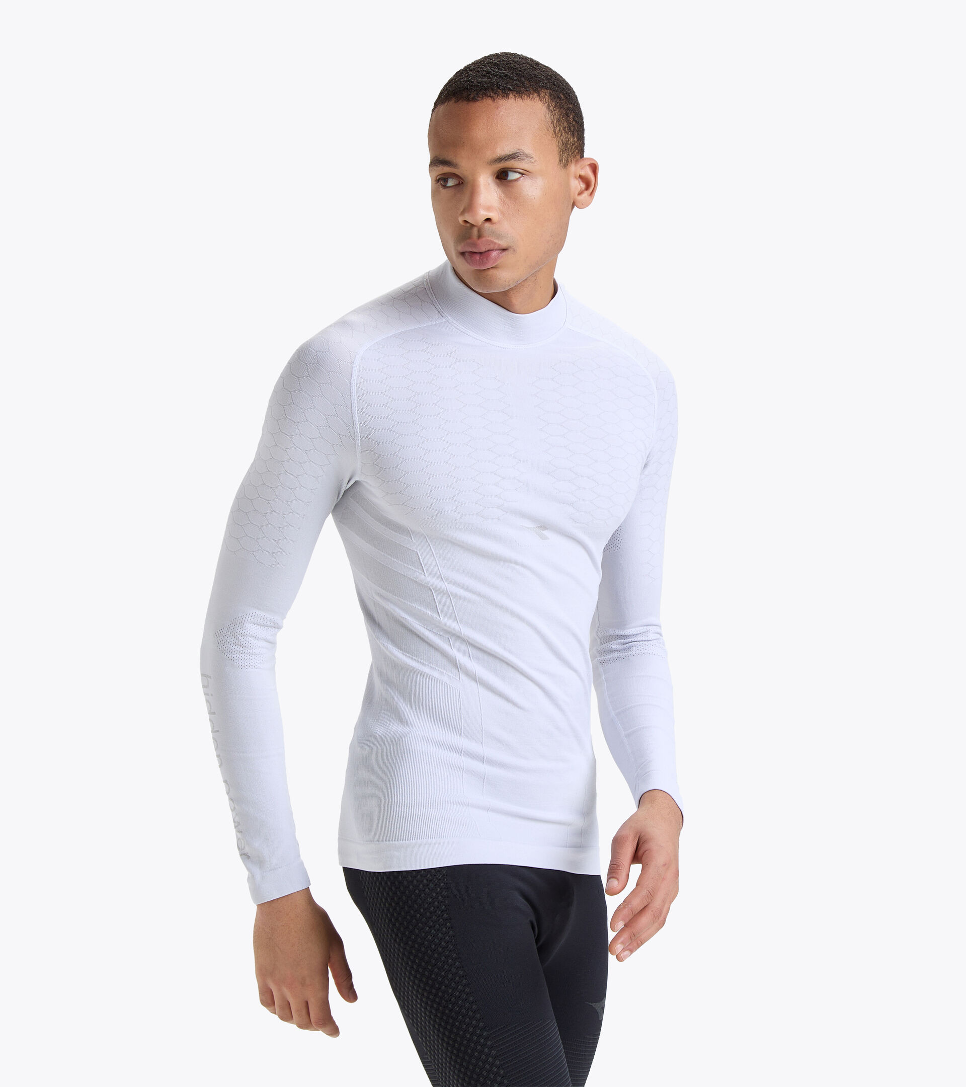 Apparel Sport UOMO LS TURTLE NECK ACT BLANCO VIVO Diadora