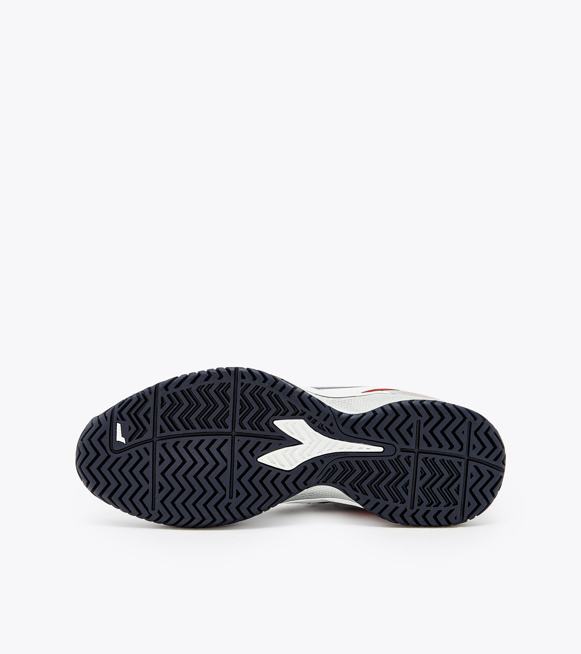 Tennis shoes for hard surfaces or clay - Men BLUSHIELD TORNEO 2 AG BLCO/LIRIO NEGRO/ROJO INTENSO - Diadora