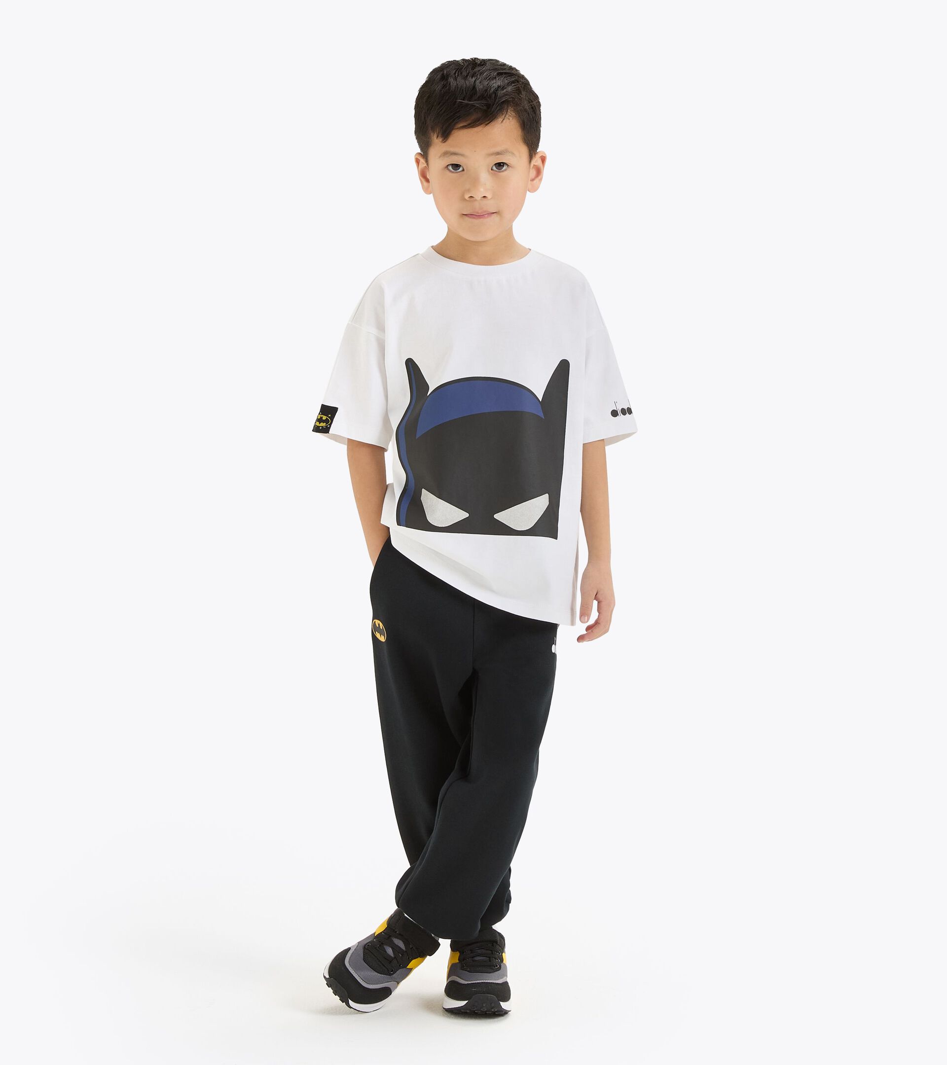 Superheroes t-shirt - Kids 
 JU.T-SHIRT SS SUPERHEROES OPTICAL WHITE - Diadora