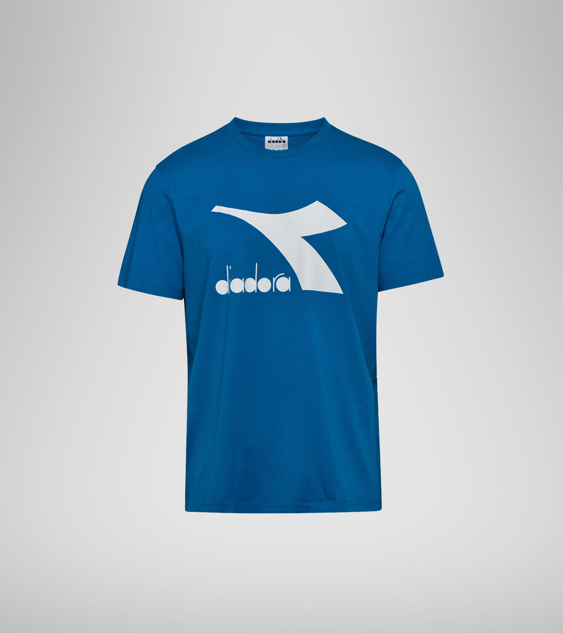 Apparel Sport UOMO T-SHIRT SS BIG LOGO BLU MYKONOS Diadora