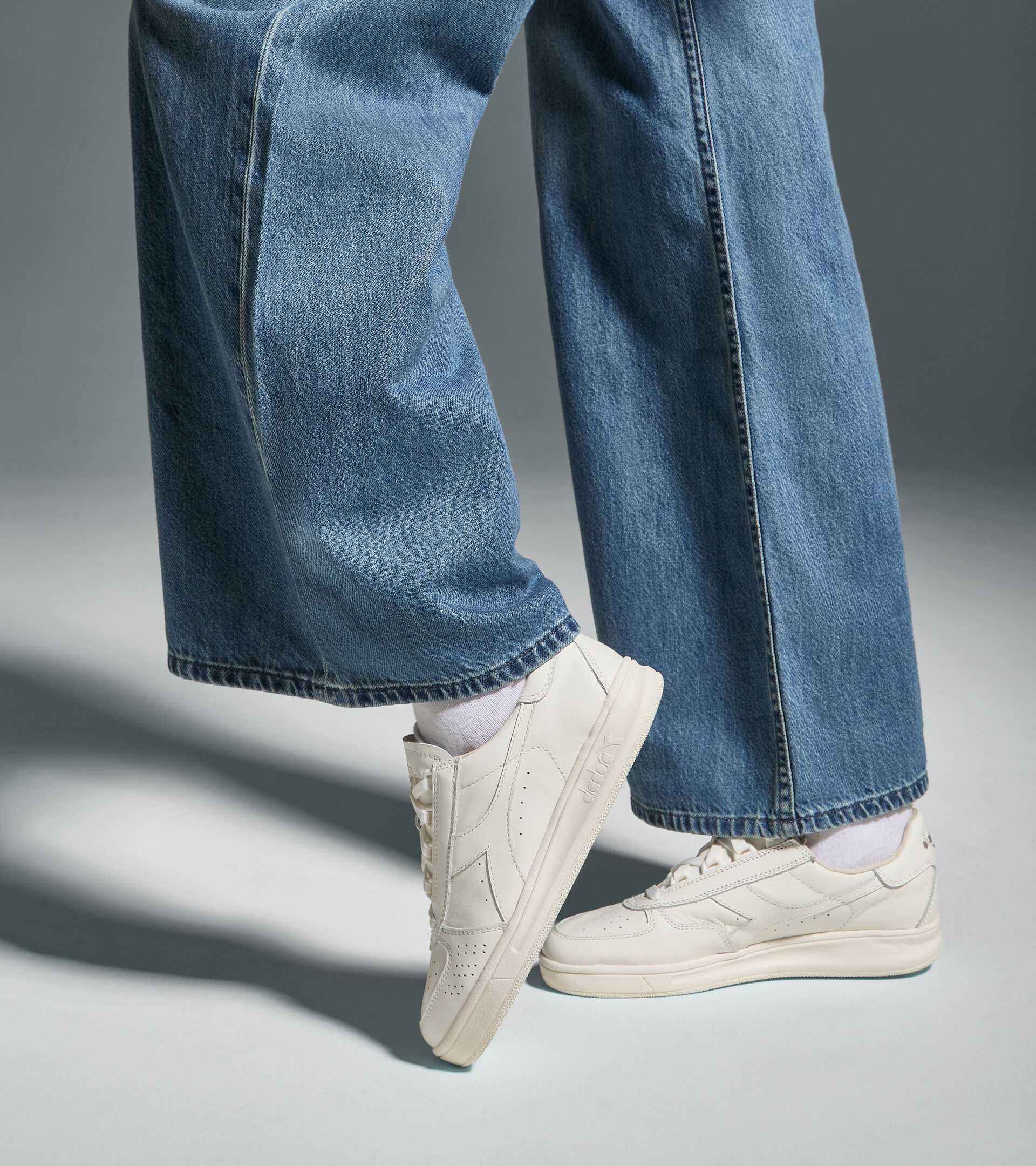 Made in Italy Heritage shoe - All-Gender B.ELITE '84 ITALIA WHITE /WHITE - Diadora