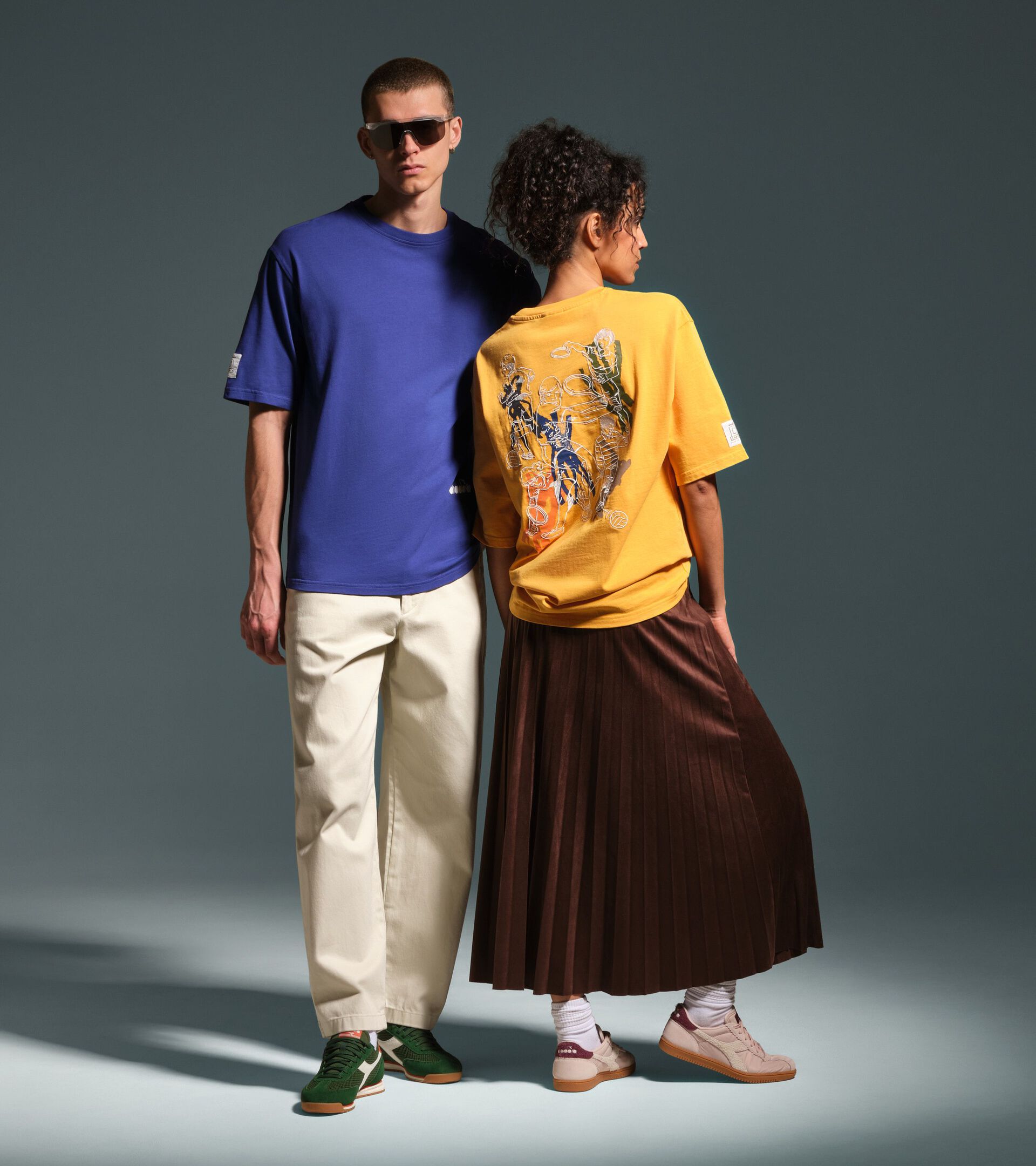 Legacy T-shirt - Made In Italy - All-gender T-SHIRT SS LEGACY II NAVY - Diadora