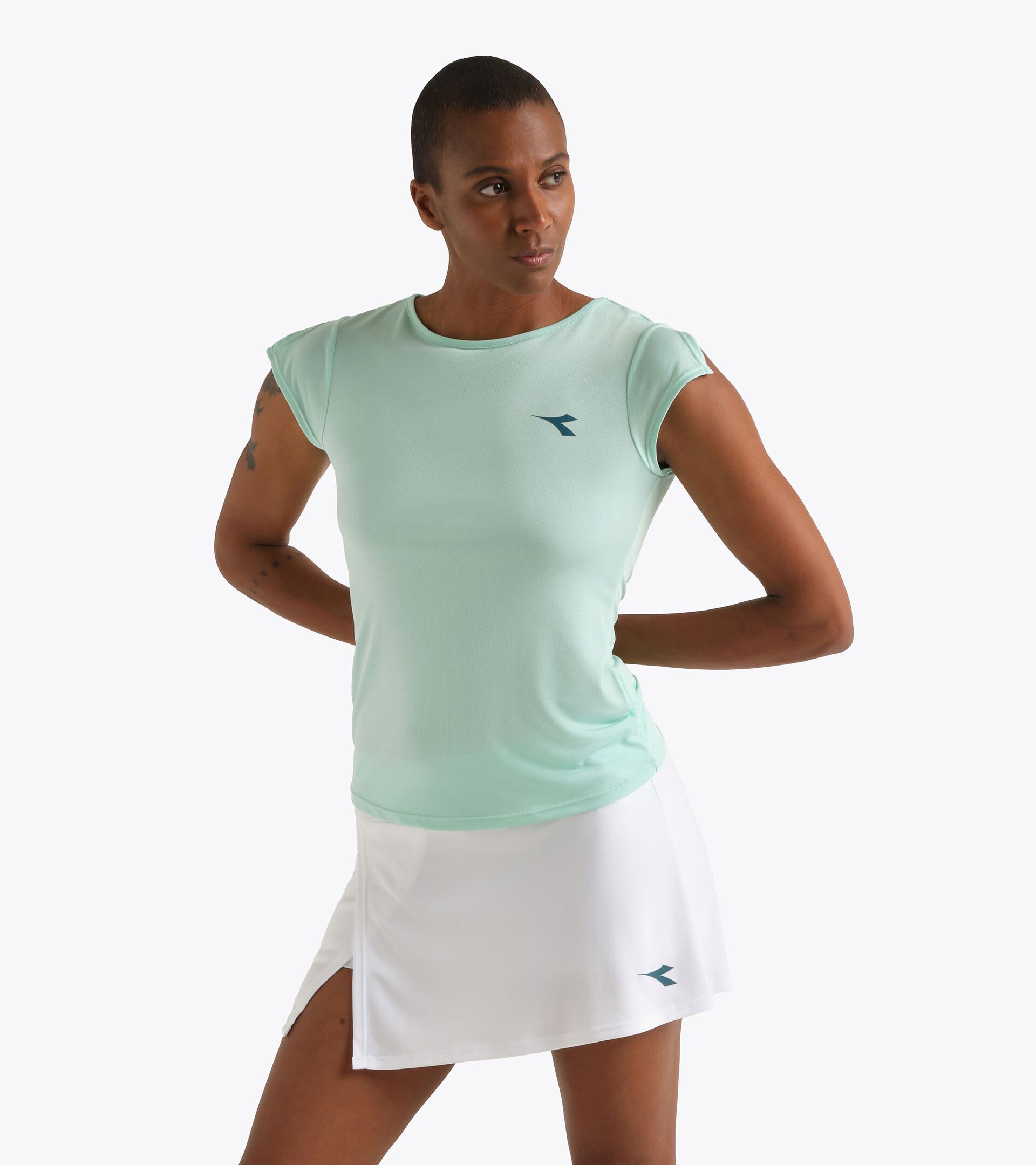 Tennis-T-Shirt - Damen
 L. SS T-SHIRT COURT MEERESBUCHT - Diadora
